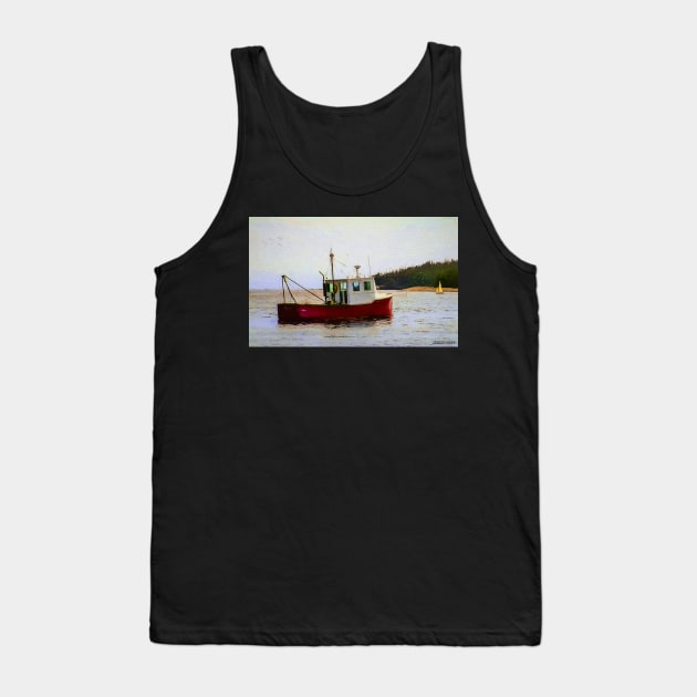 Sambro FIshing Boat Tank Top by kenmo